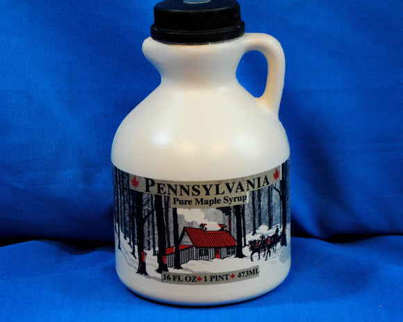 Maple Syrup - 1 Pint -  In Plastic Containers - Med. Amber - Grade A