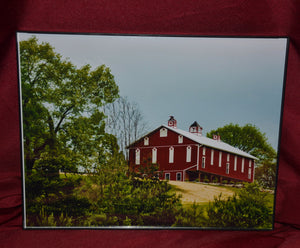 Framed Photo of "Big Red Barn"  Photographed by Carol Saylor