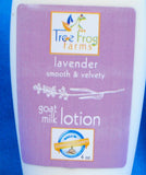 Goats Milk Body Lotion - Lavender Scented - Tree Frog Farm